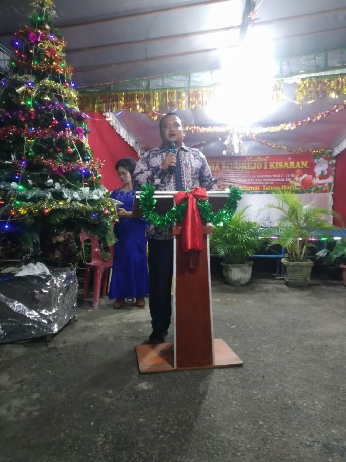 Camat Kota Kisaran Timur Hadiri Perayaan Natal Parsahutaon untuk Pemerintahan