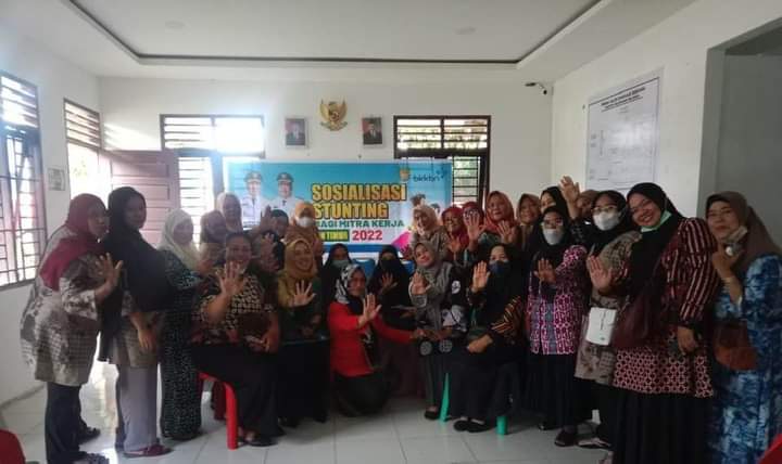 Camat Kota Kisaran Timur Hadiri Sosialisasi Pencegahan Stunting
