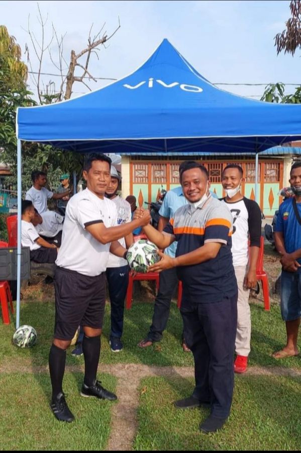 Camat Kota Kisaran Timur Hadiri Turnamen Sepak Bola Pocinki Cup - III Tahun 2022