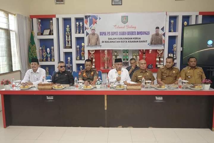 Camat Kota Kisaran Timur Mengikuti Kegiatan Kunjungan Kerja Pjs. Bupati Asahan