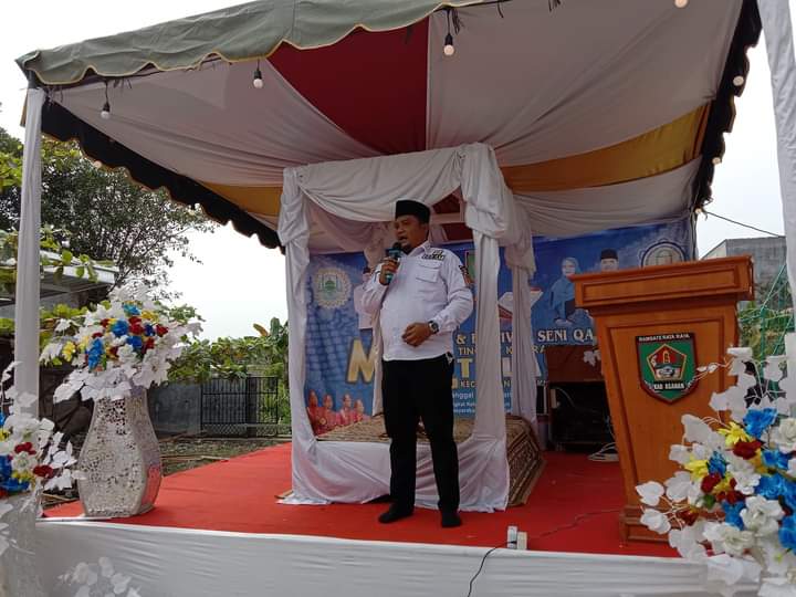 Camat Kota Kisaran Timur Meresmikan Pelaksanaan Musabaqoh Tilawatil Qur