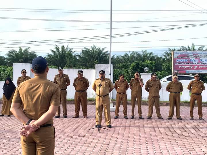 Camat Kota Kisaran Timur Pimpin Apel Gabungan