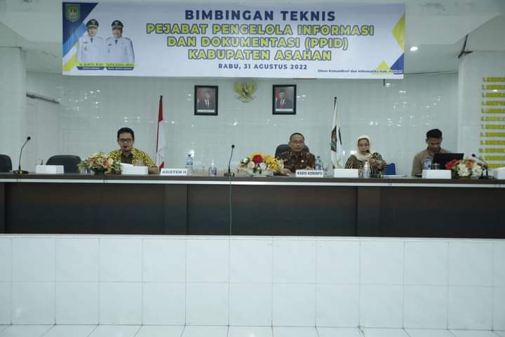 Dinas Kominfo Kabupaten Asahan Gelar Bimbingan Teknis PPID Tahun 2022