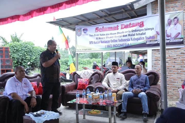 DPD IWO Indonesia Kabupaten Asahan Gelar Bhakti Sosial dan Halal Bihalal