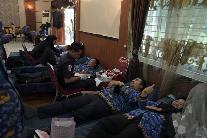 DPK Korpri Asahan Gelar Aksi Donor Darah