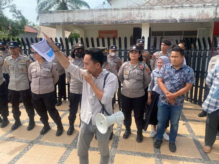 GASAK Demo Bawaslu Asahan, Dinilai Merusak Demokrasi Pemilu