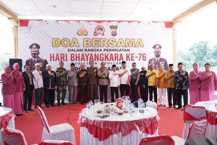 Hadiri Doa Bersama, Bupati Asahan Siap Mendukung Program Presisi Polres Asahan