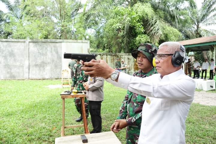Jalin Silaturahmi, Forkopimda Asahan Lakukan Tembak Meriah