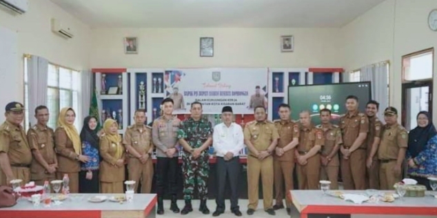 Kapolsek Kota Kisaran Dampingi Kegiatan Kunjungan Kerja Pjs. Bupati Asahan