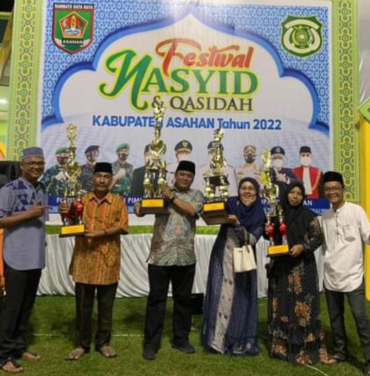 Kecamatan Kota Kisaran Timur Raih Juara Pada Festival Seni Nasyid/Qasidah Tingkat Kabupaten Asahan