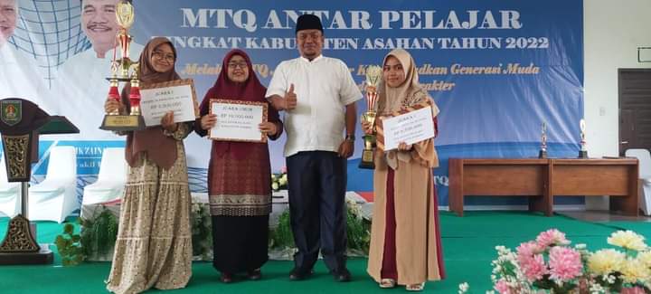 Kecamatan Kota Kisaran Timur Raih Juara Umum MTQ Antar Pelajar TK Kabupaten