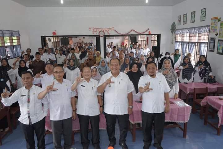 Kepala UPTD SD dan SMP Negeri Dan Dinas Pendidikan Kabupaten Asahan Gelar Halal Bihalal