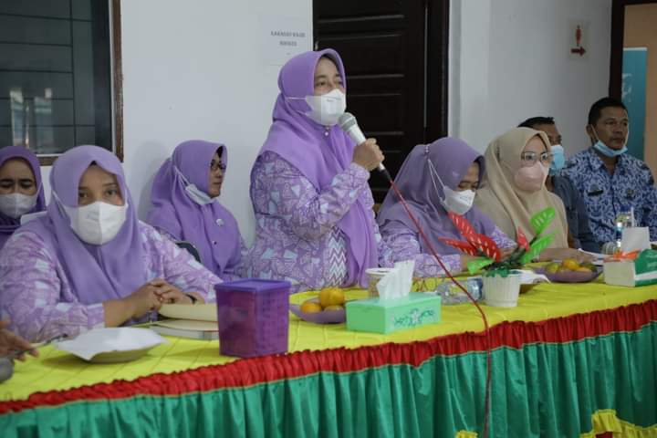 Ketua TP PKK Kabupaten Asahan Lakukan Pembinaan HATINYA PKK dan UP2K PKK
