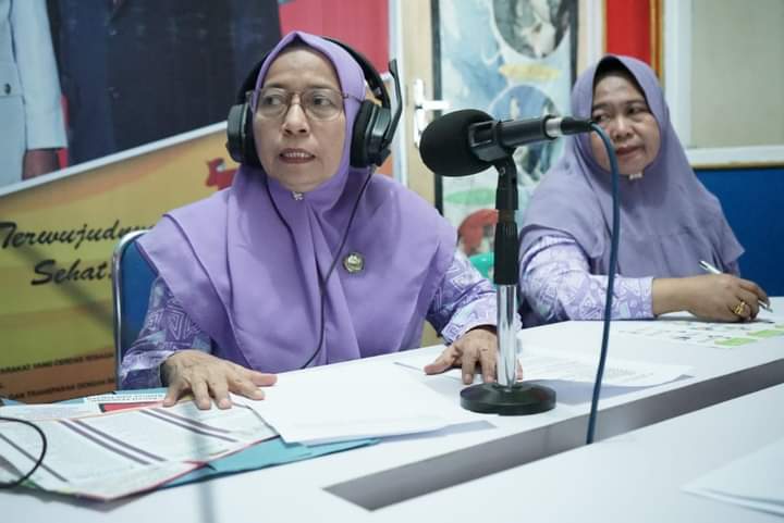 Ketua TP. PKK Kabupaten Asahan Talk Show di LPPL RSPD Asahan