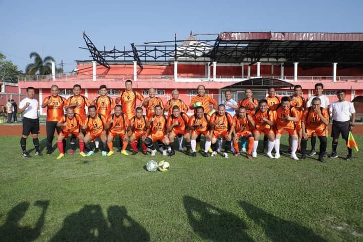 Meriahkan HUT ke 77 RI, Forkopimda Gelar Pertandingan Persahabatan