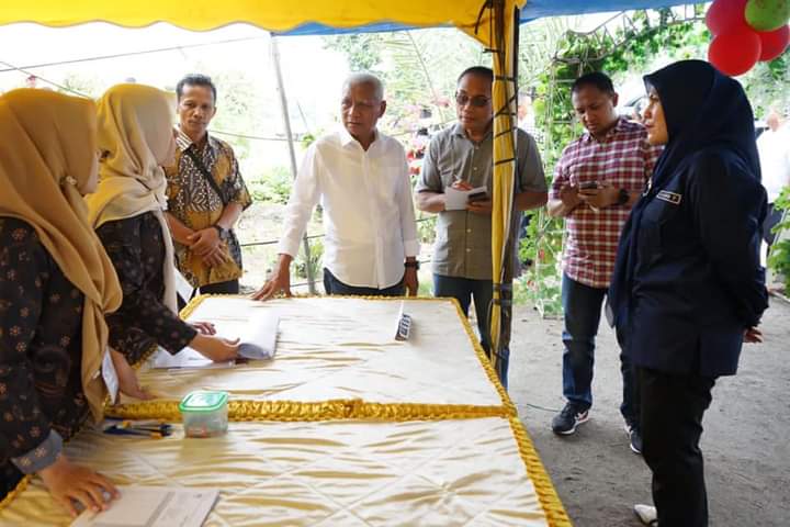 Pastikan Pemilu 2024 Berjalan Aman dan Lancar, Bupati Asahan Tinjau Beberapa TPS