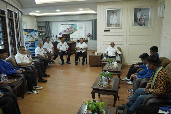 PC PMII Asahan Audiensi Dengan Bupati Asahan