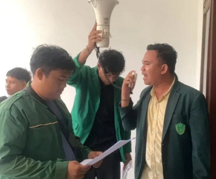 PD IPA  Gelar Aksi Demo di Kantor Dinas PUTR Asahan