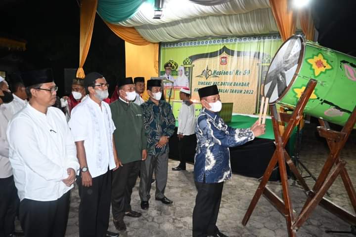Pelaksanaan MTQN Ke-54 Tingkat Kecamatan Tahun 2022 Resmi di Buka