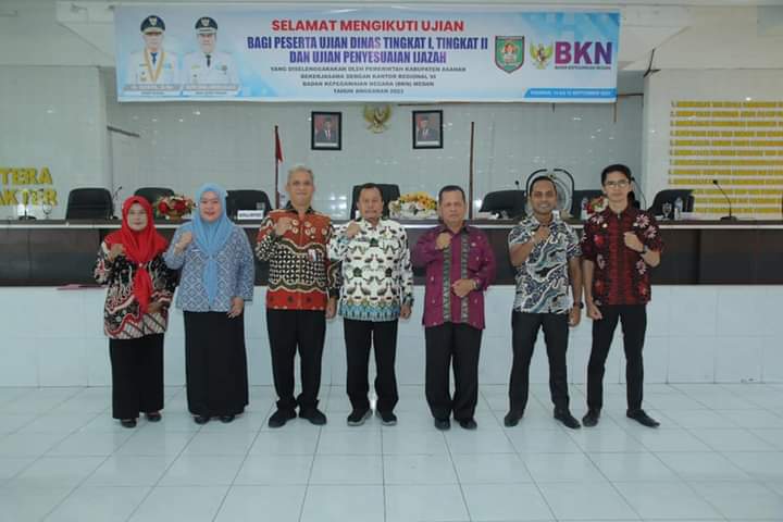 Pembukaan Ujian Dinas Dan Ujian Penyesuian Ijazah Di Lingkungan Pemerintah Kabupaten Asahan