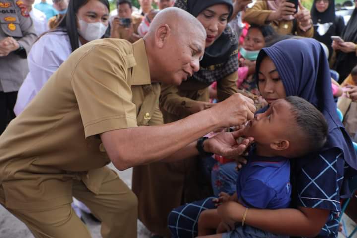Pemerintah Kabupaten Asahan Capai Lebih Kurang 20% Sub Pin Polio
