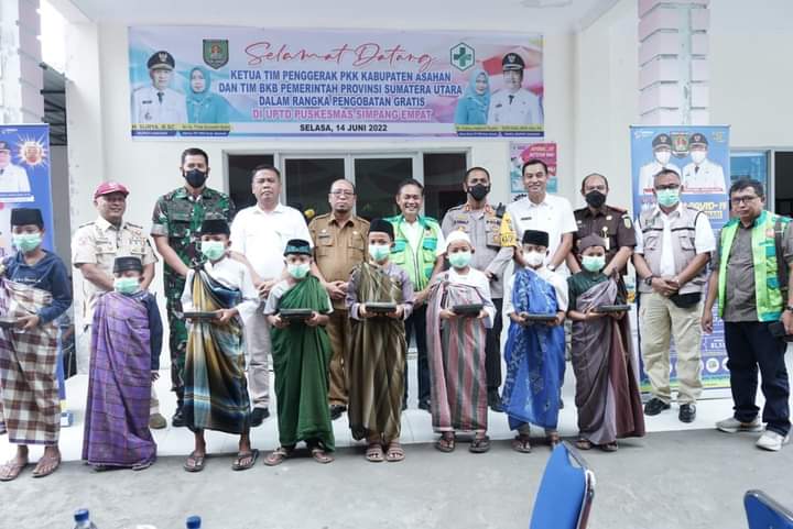 Pemerintah Kabupaten Asahan dan Kodim 0208/Asahan Gelar Bhakti Sosial