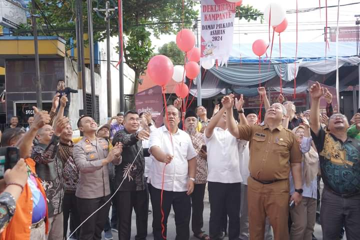 Pemerintah Kabupaten Asahan Hadiri Deklarasi Kampanye Damai 2024