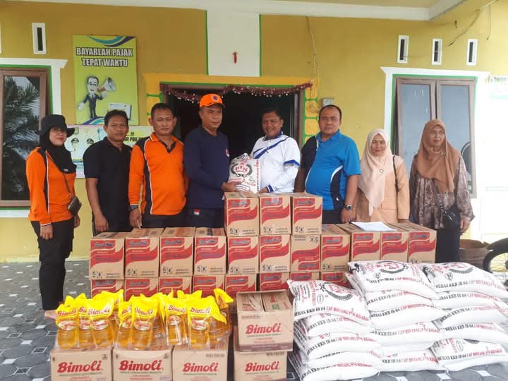 Pemerintah Kabupaten Asahan Salurkan Bantuan Musibah Banjir Pada Masyarakat Desa Sei Dua Hulu