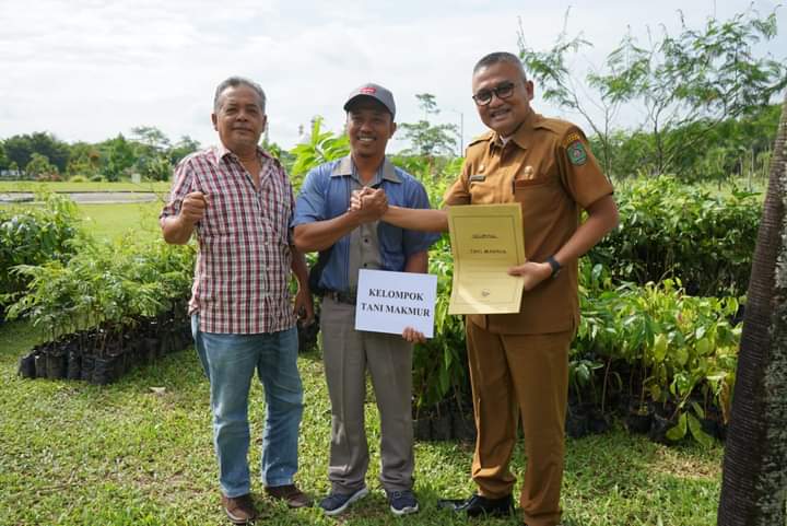 Pemerintah Kabupaten Asahan Serahkan Bibit Pohon Produktif Pada Masyarakat