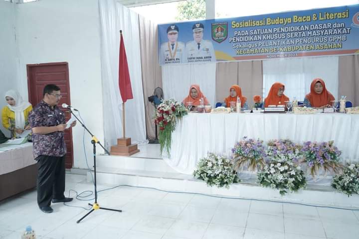 Pemerintah Kabupaten Asahan Sosialisasi Budaya Baca dan Literasi