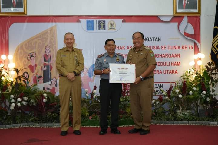 Pemerintah Kabupaten Asahan Terima Penghargaan Kabupaten Peduli HAM Provinsi Sumut