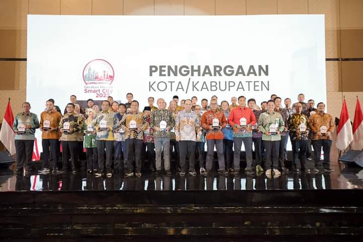 Pemerintah Kabupaten Asahan Terima Penghargaan Smart City Tahun 2023