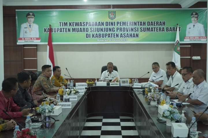 Pemerintah Kabupaten Asahan Terima Tim Wasdin Kabupaten Muaro Sijunjung