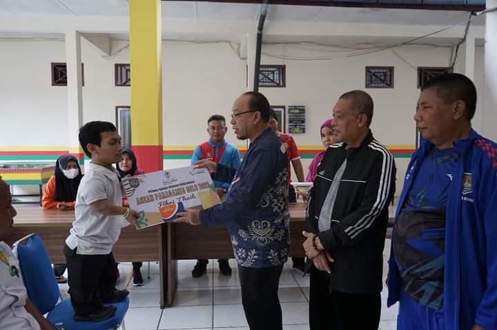 Pemkab Asahan Berikan Penali Kasih Kepada Atlet dan Pelatih NPC Berprestasi