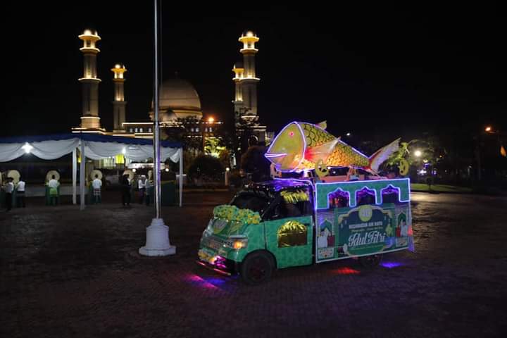 Pemkab Asahan Gelar Pawai Takbir Menyambut Hari Raya Idul Fitri 1445 H