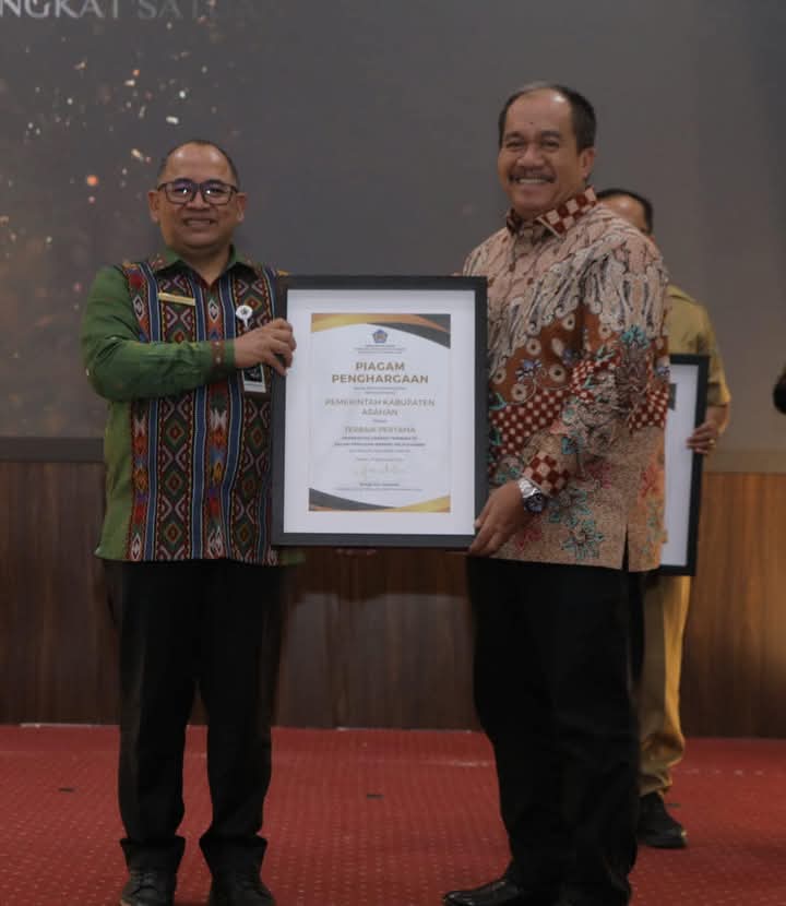 Pemkab Asahan Peringkat I Penilaian Barang Milik Daerah Pada Kekayaan Negara Awards 2024