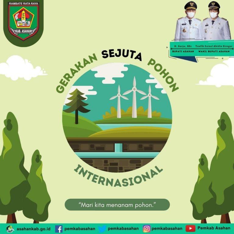Pemkab Asahan Serukan Hari Gerakan Sejuta Pohon Internasional