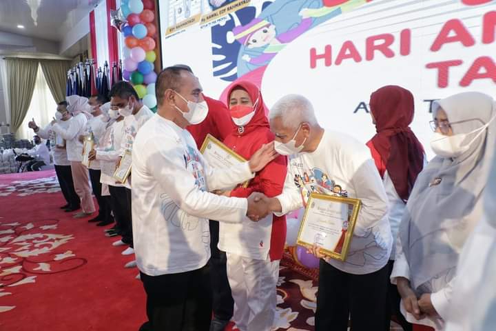 Pemkab Asahan Terima Penghargaan Kabupaten Layak Anak