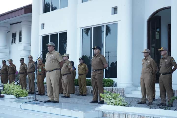 Pimpin Apel Gabungan, Wakil Bupati Asahan Minta ASN Terus Bekerja Optimal