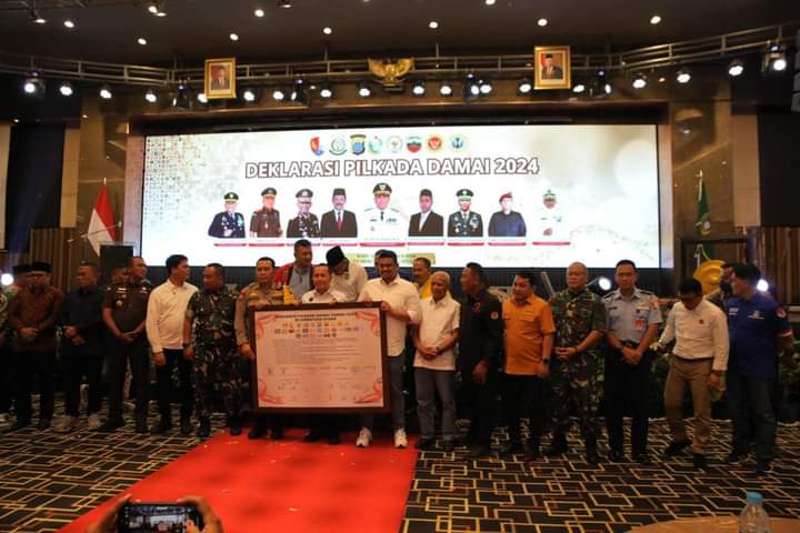 Pj Sekda Kabupaten Asahan Ikuti Deklarasi Pemilihan Kepala Daerah Sumatera Utara