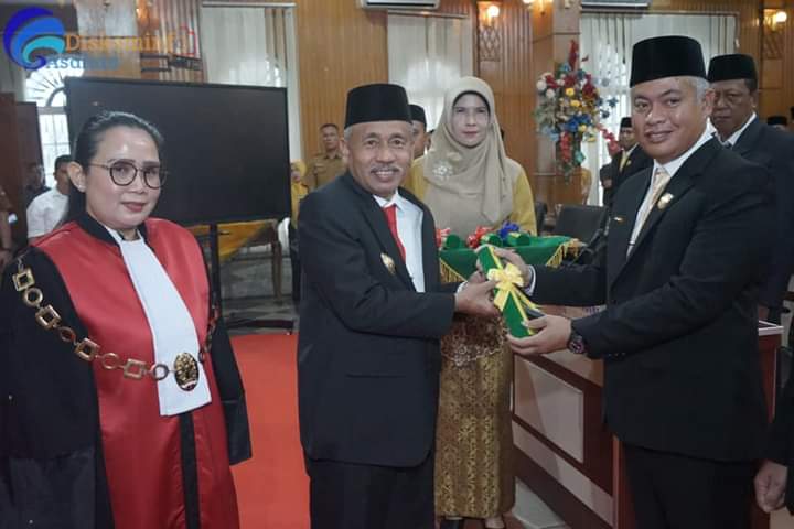 Pjs Bupati Asahan Hadiri Sumpah/Janji Pimpinan DPRD Kabupaten Asahan Periode 2024 - 2029