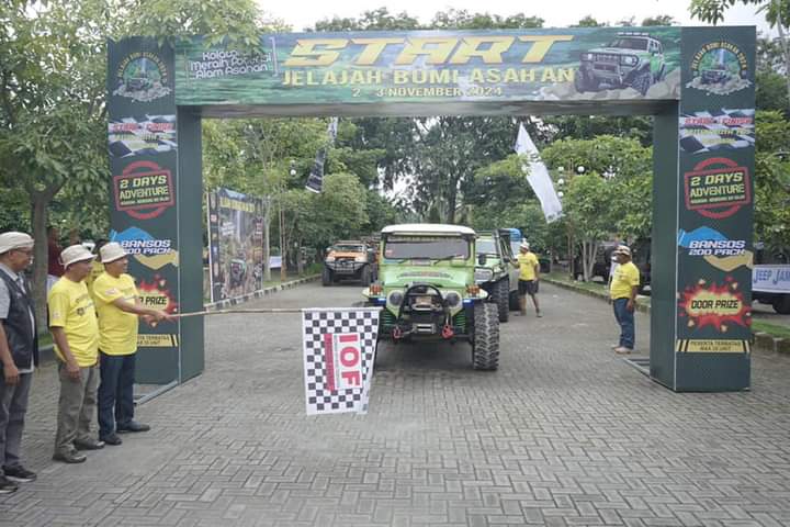 Pjs Bupati Asahan Pimpin Pembukaan Acara Pelepasan Off Road Jelajah Bumi Asahan