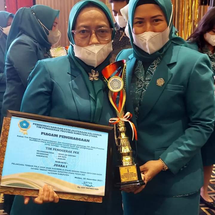 PKK Kabupaten Asahan Raih 5 Penghargaan