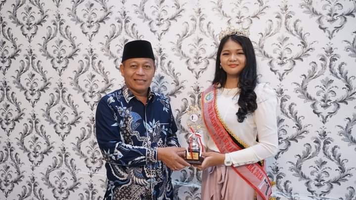 Plt Wali Kota Tanjungbalai Terima Audiensi Putri Pariwisata Sumut 2022