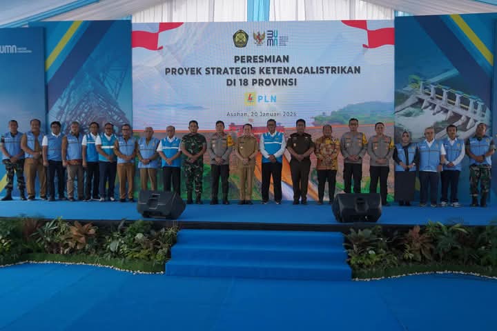 Presiden Republik Indonesia Resmikan PLTA Asahan 3