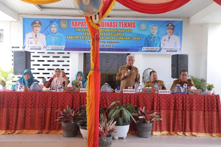 Rakornis TP PKK Kabupaten Asahan di Kecamatan Rahuning