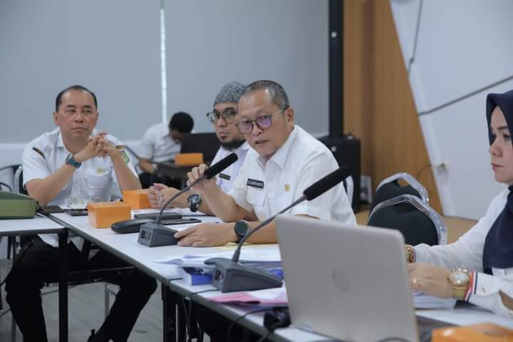 Rapat Evaluasi RPJPD Kabupaten Asahan 2025 – 2045 di Bappelitbang Provsu