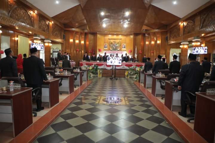 Rapat Paripurna DPRD Kabupaten Asahan Dalam Rangka HUT Proklamasi Kemerdekaan Ke-77 RI