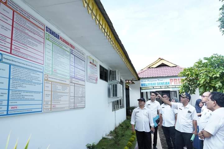 Sekda Kabupaten Asahan Lakukan Monitoring Di Puskesmas dan OPD