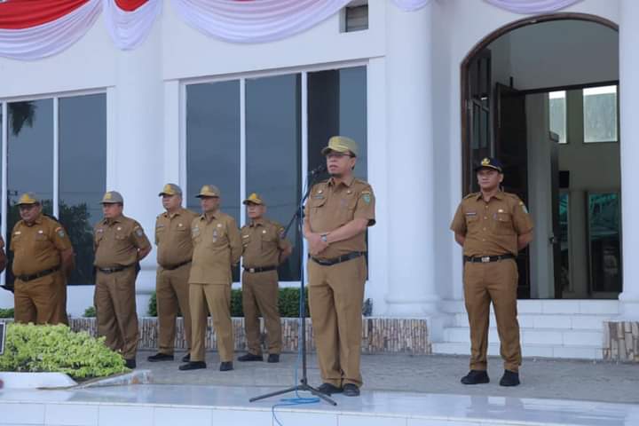 Sekda Kabupaten Asahan Pimpin Apel Gabungan Sekaligus Ingatkan OPD untuk Benahi Kantor
